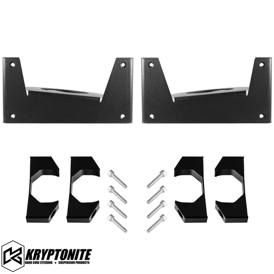 KRYPTONITE DEATH GRIP FRONT SHOCK RESERVOIR MOUNT KIT 2005+ SUPER DUTY